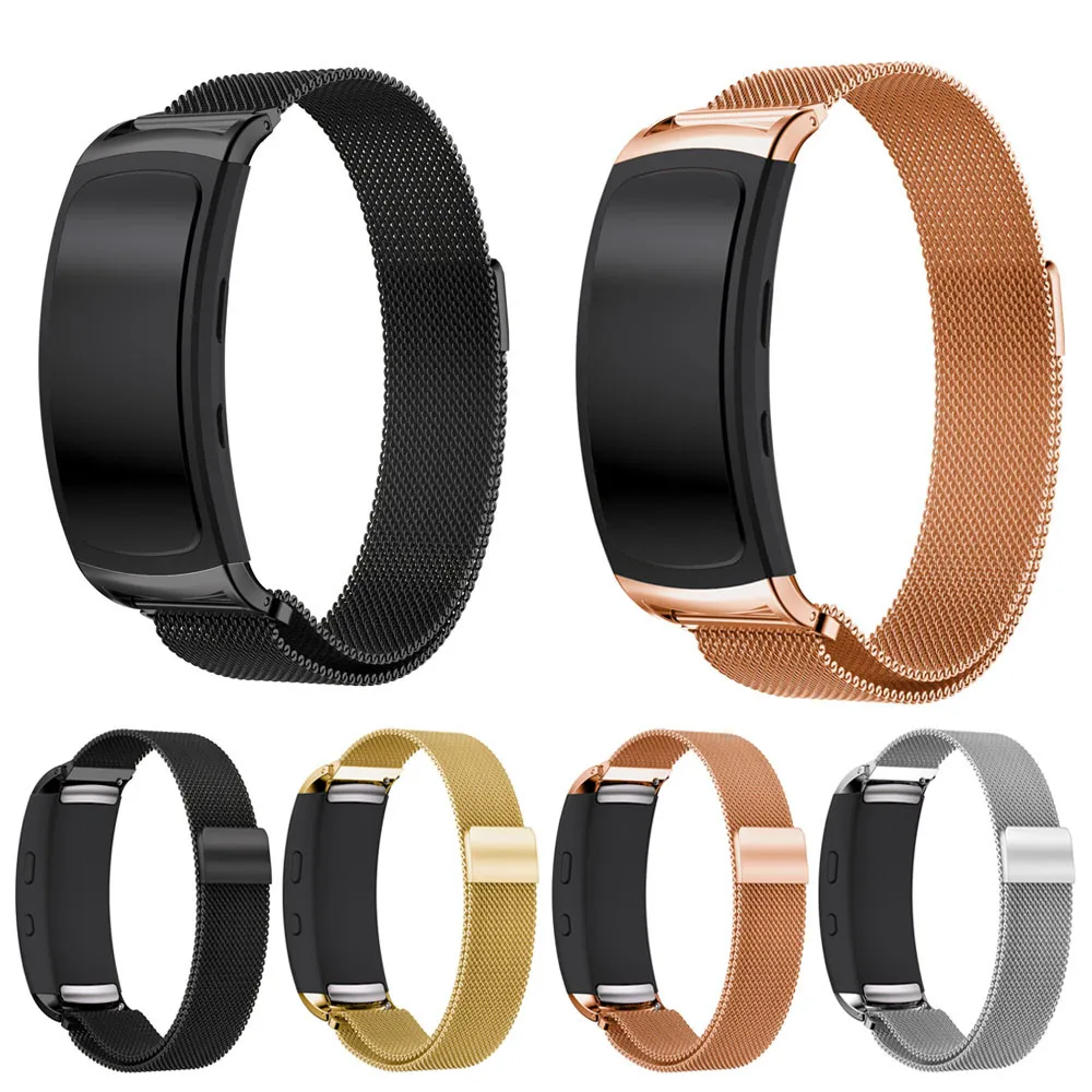 

HIPERDEAL 1pc Stainless Steel Milanese Magnetic Loop Band Strap Bracelet For Samsung Gear Fit2 Pro Dropshipping Apr11