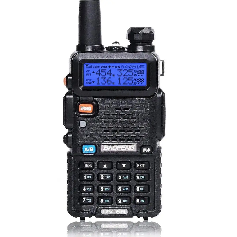 Baofeng UV-5R 136-174/400-520 МГц портативная рация 5 Вт VHF UHF Двухдиапазонный портативный радиоприемопередатчик