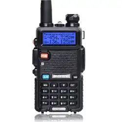 Baofeng UV-5R 136-174/400-520 MHz Walkie Talkie 5 Вт VHF UHF Двухдиапазонный портативный Ham двухстороннее радио трансивер