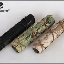 EmersonGear 22 см страйкбол подавитель крышка PenCott Badlands зеленая зона мультикам черный Тропик засушливый и т. Д. Охотничий Пистолет Аксессуары