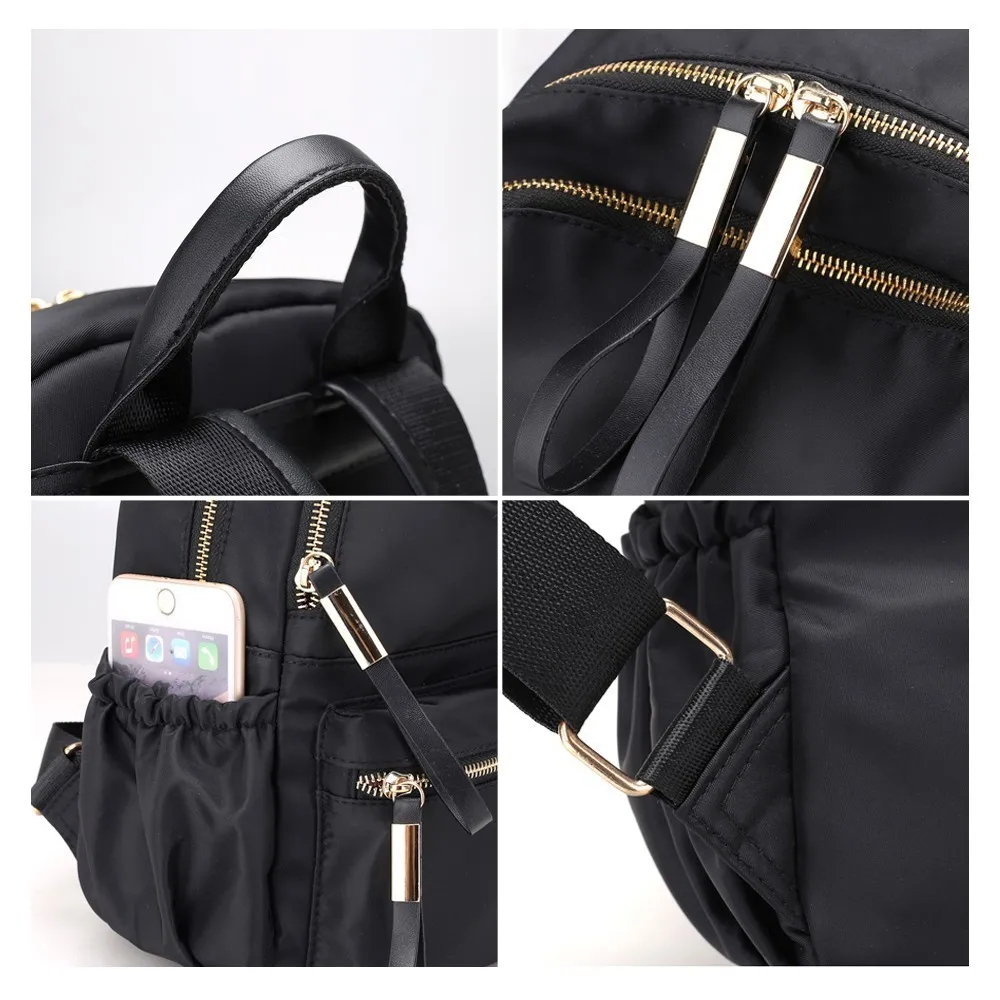 Herald de moda de las mujeres bolsos de alta calidad bolsas para la escuela de los adolescentes de Nylon femenina bolsas de viaje niñas Bowknot mochila Mochilas Herald de moda de las mujeres bolsos de alta calidad bolsas para la escuela de los adolescentes de Nylon femenina bolsas de viaje niñas Bowknot mochila Mochilas
