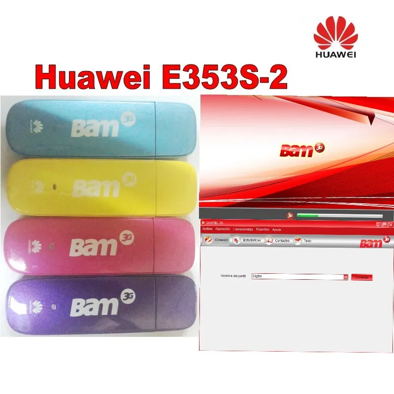 

Lot of 10pcs Freeshipping New Huawei E353 3G Wireless Modem 21.6Mbps UNLOCKED