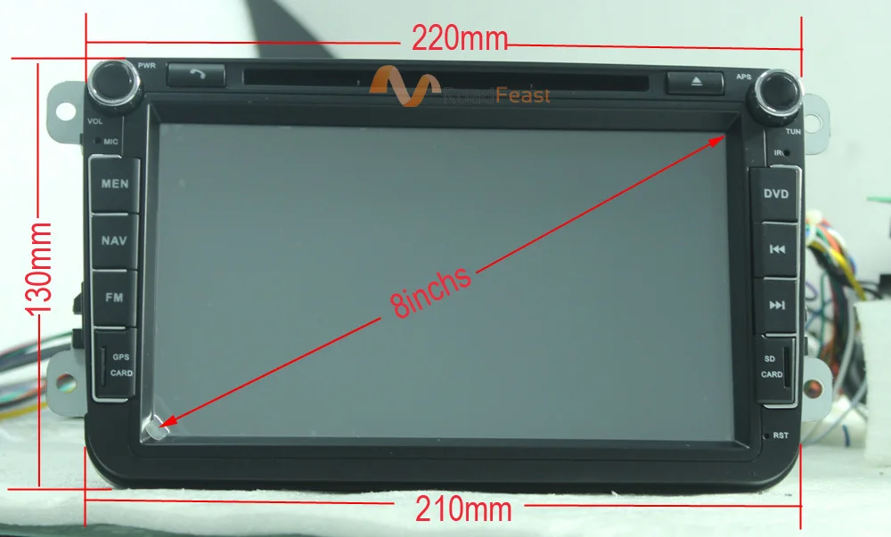 Car DVD for Volkswagen VW Passat B5-Polo-Bora-Golf MK4 16
