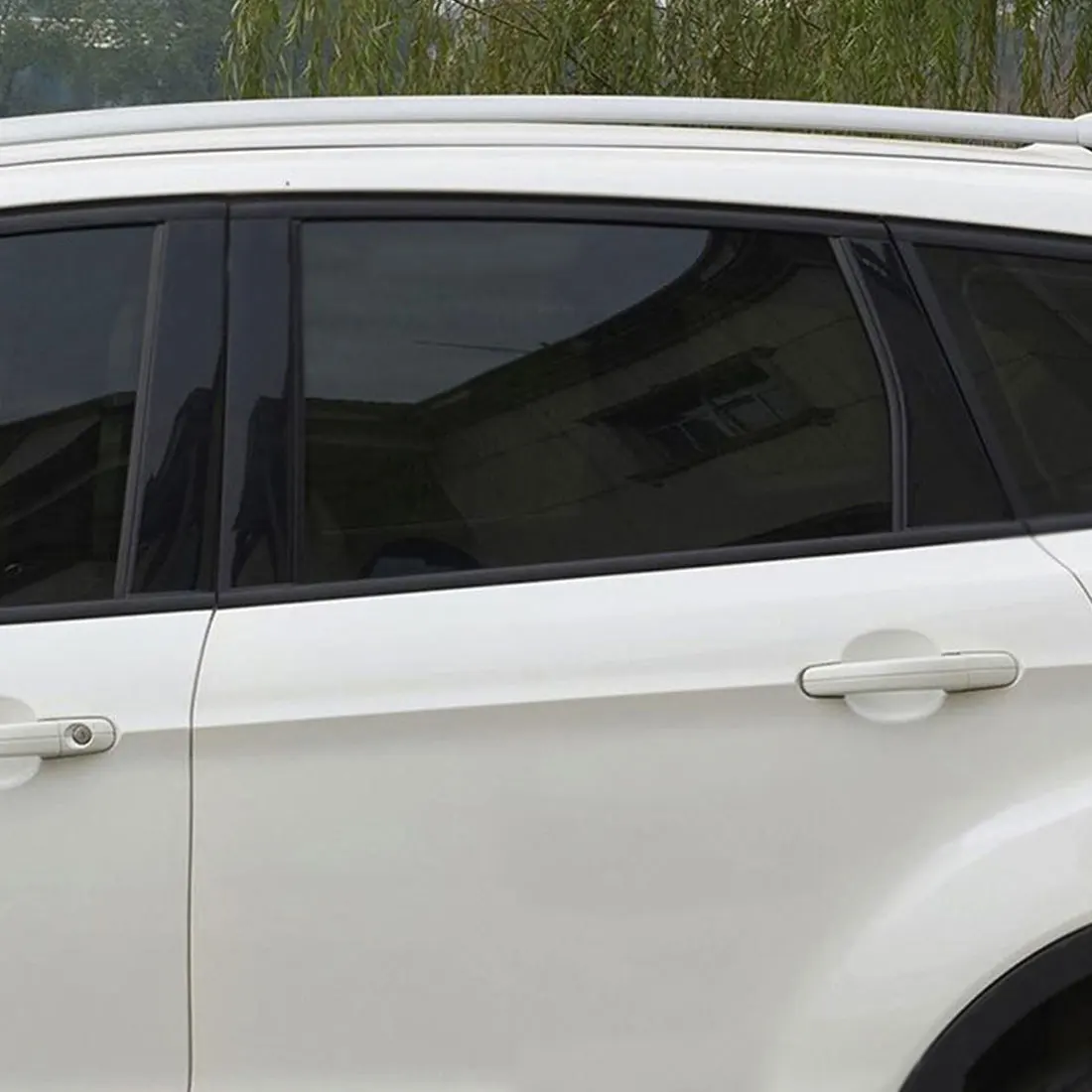 Тонировочная пленка для окон автомобиля темно черная 50 см х 100 VLT 5% в рулоне 1
