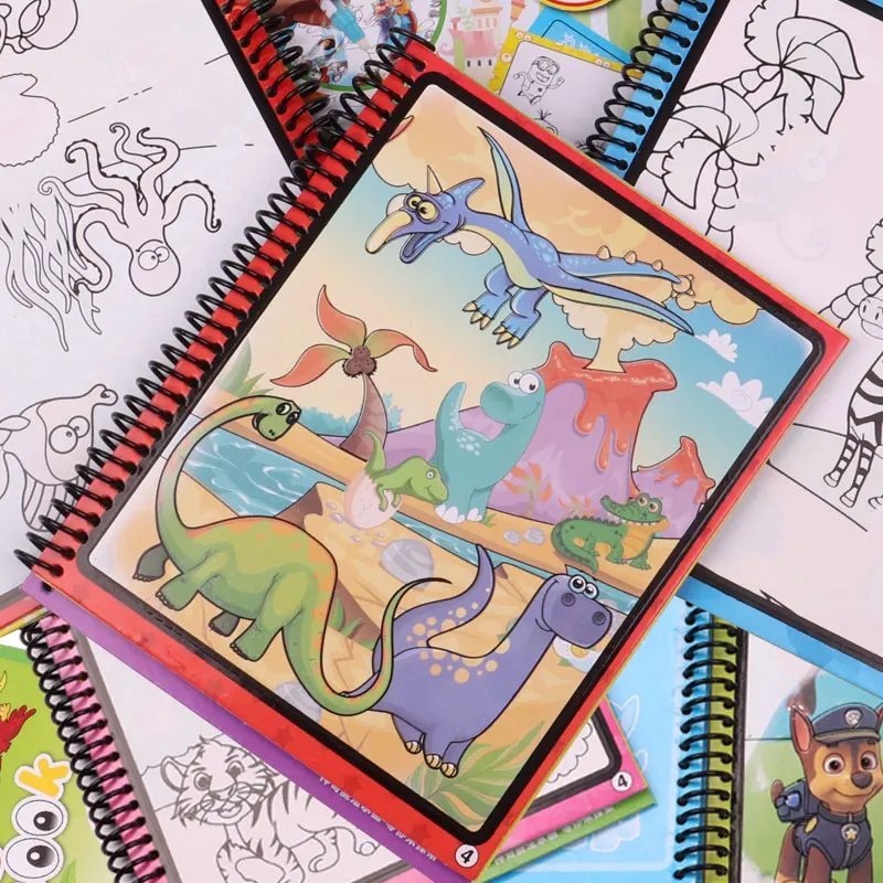 

Magic Water Drawing Book Coloring Book Doodle With Magic Pen Painting Drawing Board Coloring Book Kids Toys Educational Toys