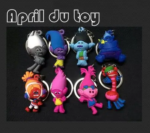 5Pcs Baby Kids Girls Interactive Mini Doll Pendant Keychain Keyring Funny Toys