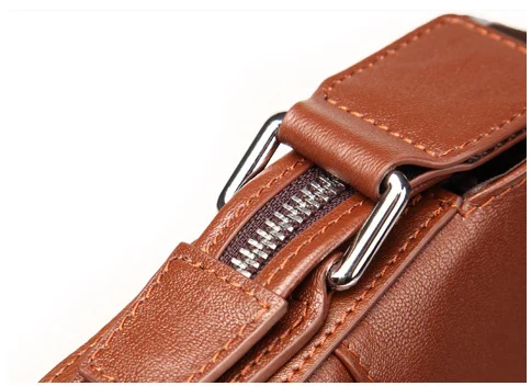 Brown Tasche P 2017 Schulter Kuone New Business Männer Fashion Casual tasche Crossbody Mannkurierbeutel Rindsleder Echtes Leder ffRxZw0