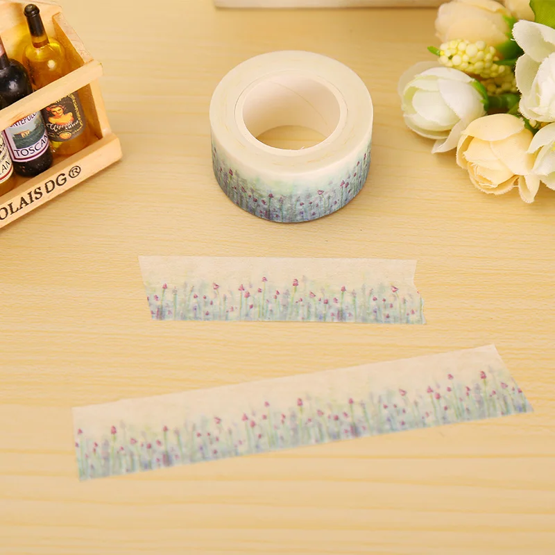 

1 x 2cm*10m Beautiful Lavender washi tape DIY decorative scrapbook planner masking tape adhesive tape stationery