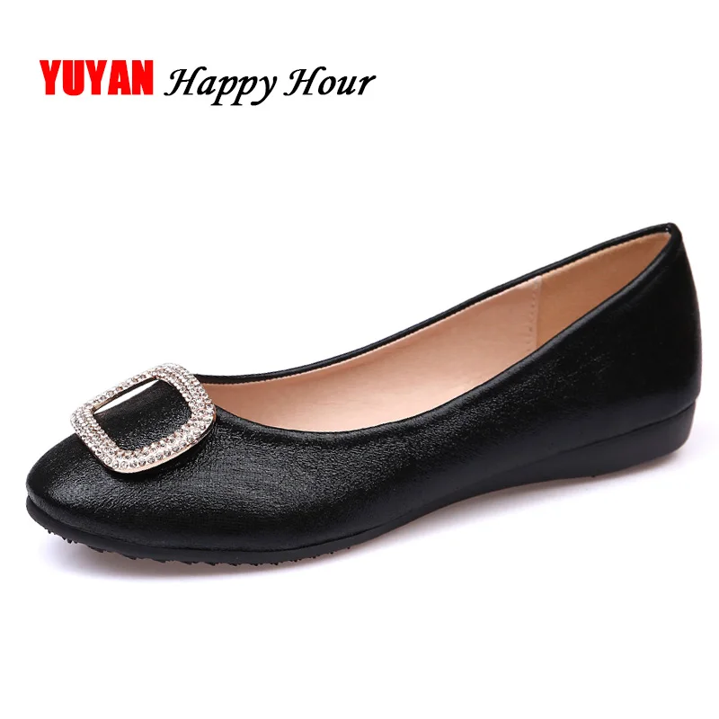 

2019 Fashion Flats for Women Single Shoes Soft Comfortable Women's Flats Ladies Brand Footwear Plus Size 42 ZH2419