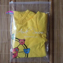 Изготовленный На Заказ печатный подарок логотип молния и замок-молния пластиковый пакет для упаковки