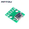 1PCS Micro USB to DIP 2.54mm Adapter Connector Module Board Panel Female 5Pin Pinboard 2.54mm Micro USB PCB Type Parts ► Photo 2/6