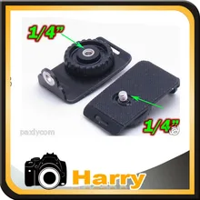 2 шт 1/" винт Quick Release Plate Камера Слинг Быстрое плеча шейный ремень DSLR Камера D5 D4 D3 1DX 1DX2 650D 700D 600D