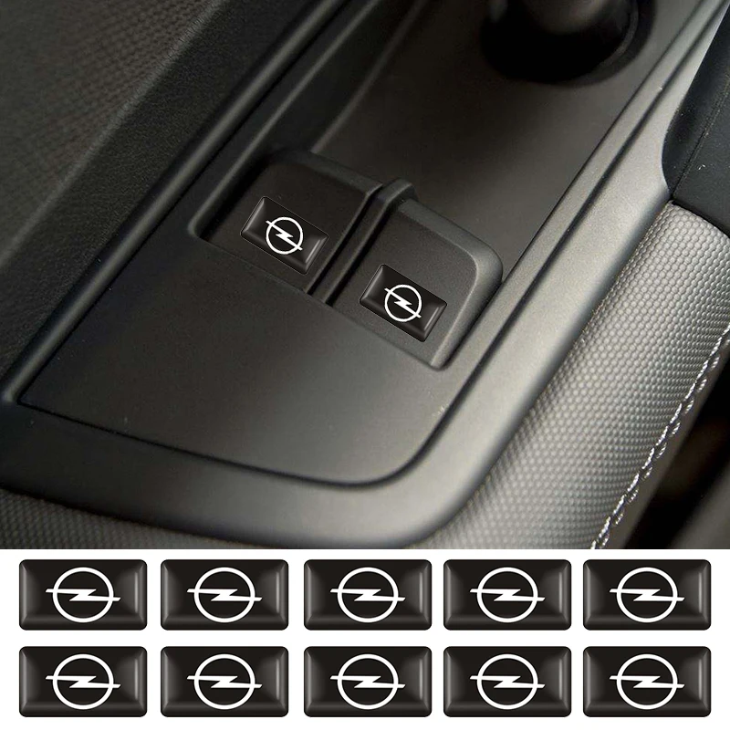 

10pc Car Sticker decoration Emblem Decal For Opel Zafira a b Astra h g j k f Mokka Corsa b c d Vectra Insignia Auto Accessories