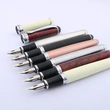 Jinhao 750 caneta fonte, de alta qualidade, com placa de caligrafia, g, flutuante redonda, material de escritório, escolar, caneta de tinta
