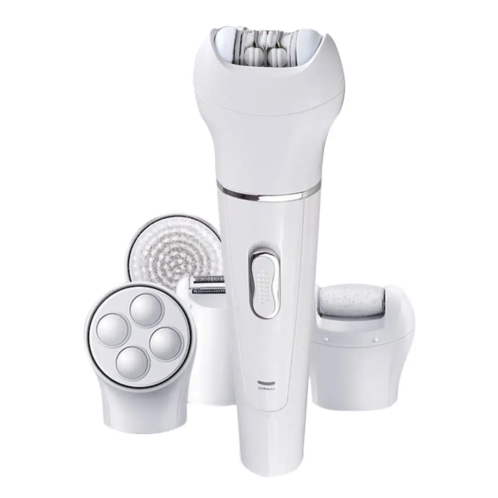 

KM-2199 EU Plug Professional Multifunctional Electric Face Brush Facial Cleanser Epilalor Instrument for Women