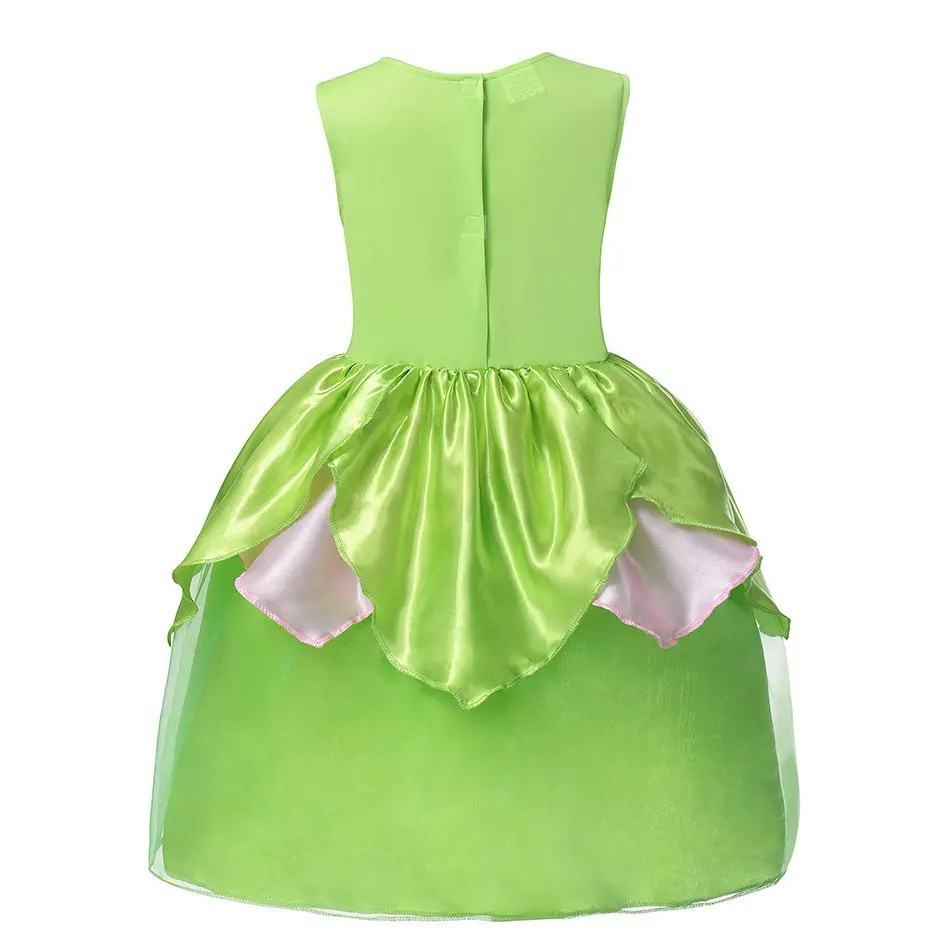 MUABABY; нарядный костюм «Динь-Динь» для девочек; детские летние вечерние платья Феи «Динь-Динь»; нарядная одежда для детей; платья для дня рождения
