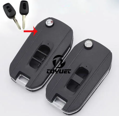

Modified Folding Flip Remote Key Shell for Chevrolet Captiva Uncut Blade Car Key Blanks Case
