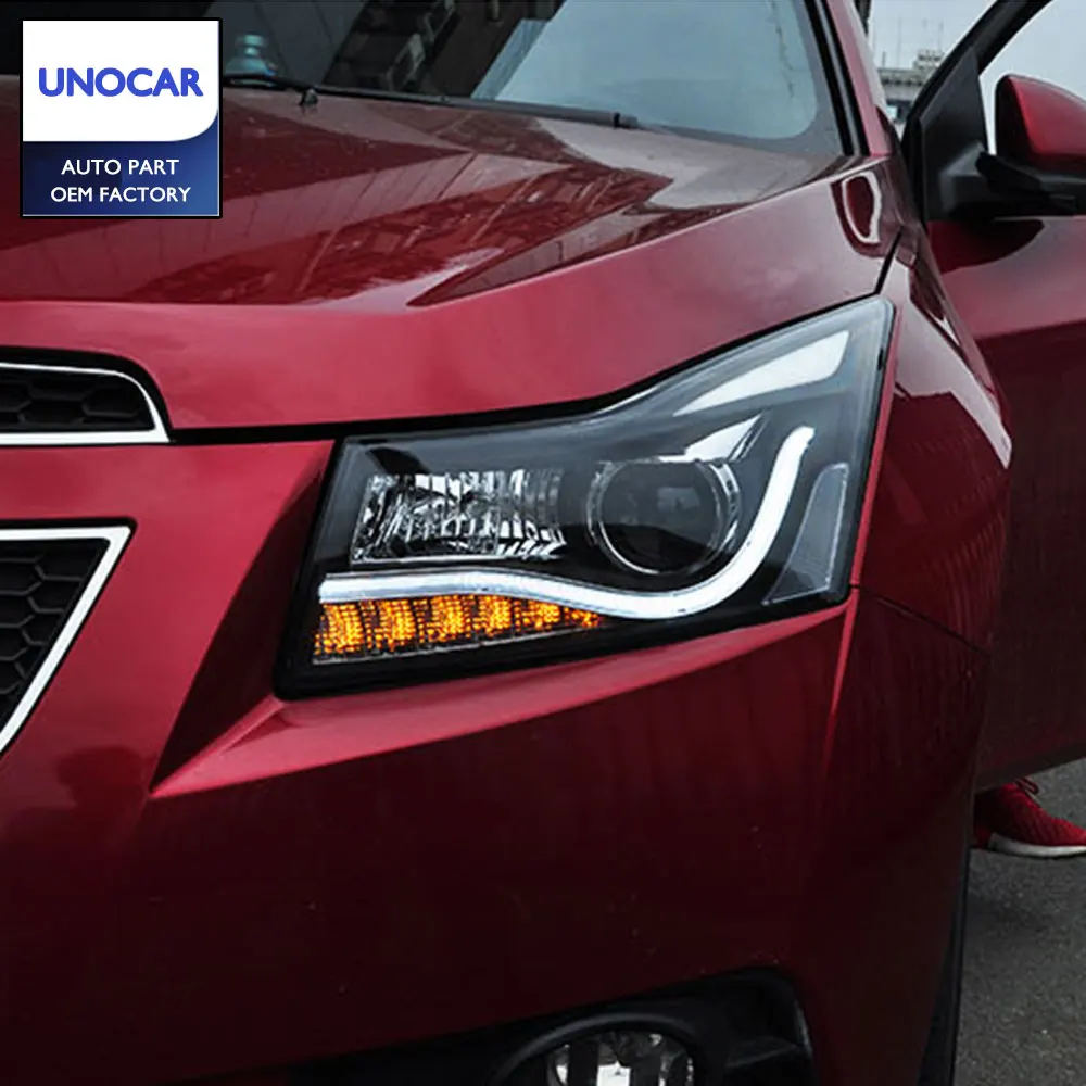 Styling for Chevrolet Cruze Headlights Cruze LED Headlight DRL Lens