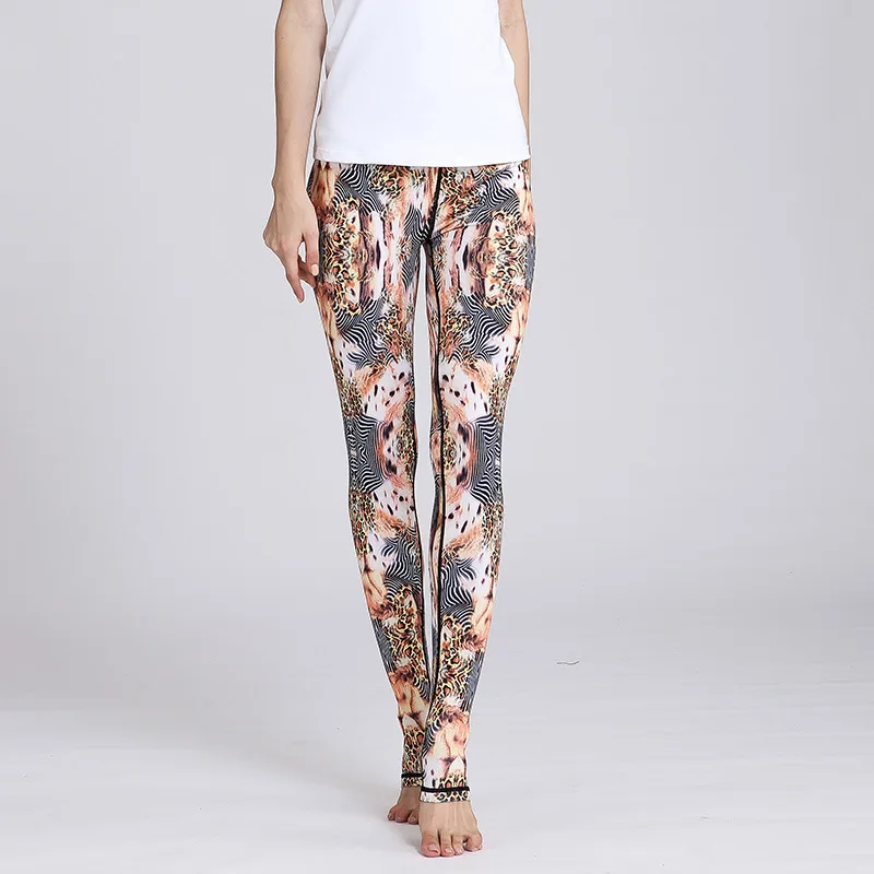 JVNENGPOPO New Leopard Printed Leggings High Waist