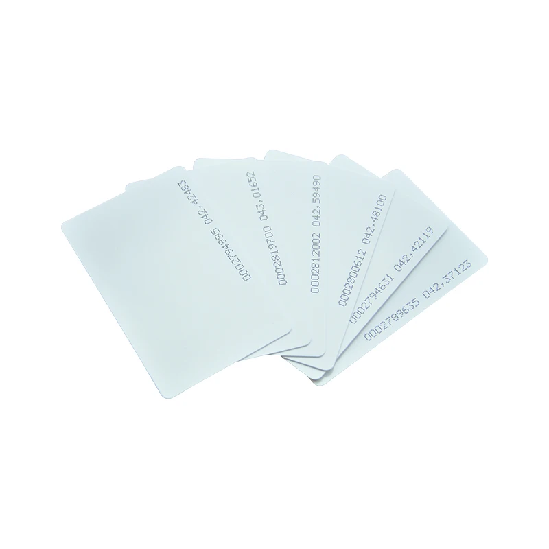 

Proximity readable rewritable blank rfid card with 125KHz pvc T5577chip