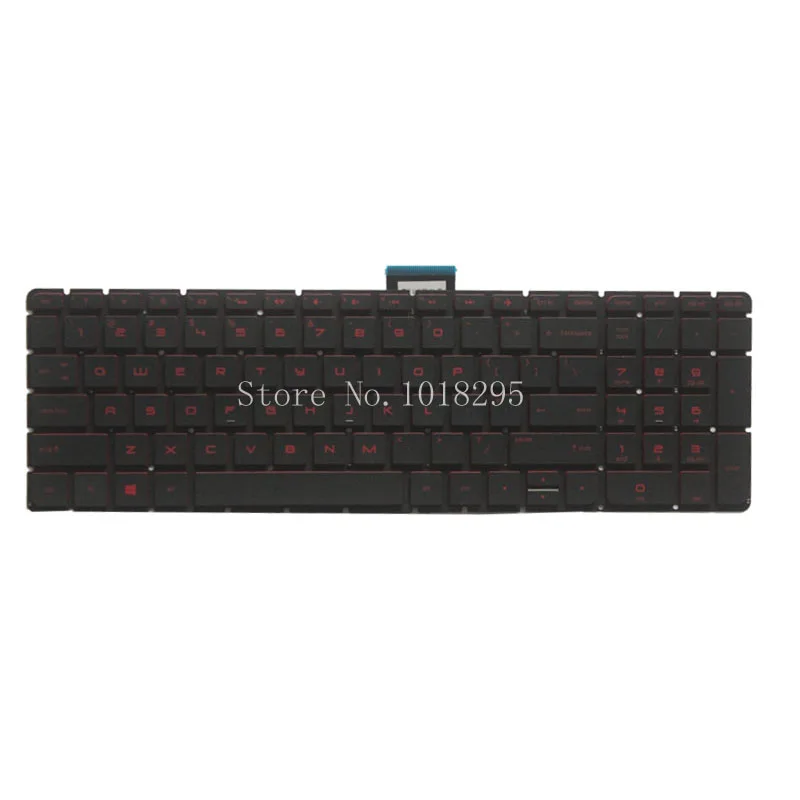 

US Laptop keyboard For HP Pavilion 15-ab 15-ak 15-bc 17-ab 15-ab000 15-ab100 15-ab200 15z-ab100 noframe US Backlit keyboard