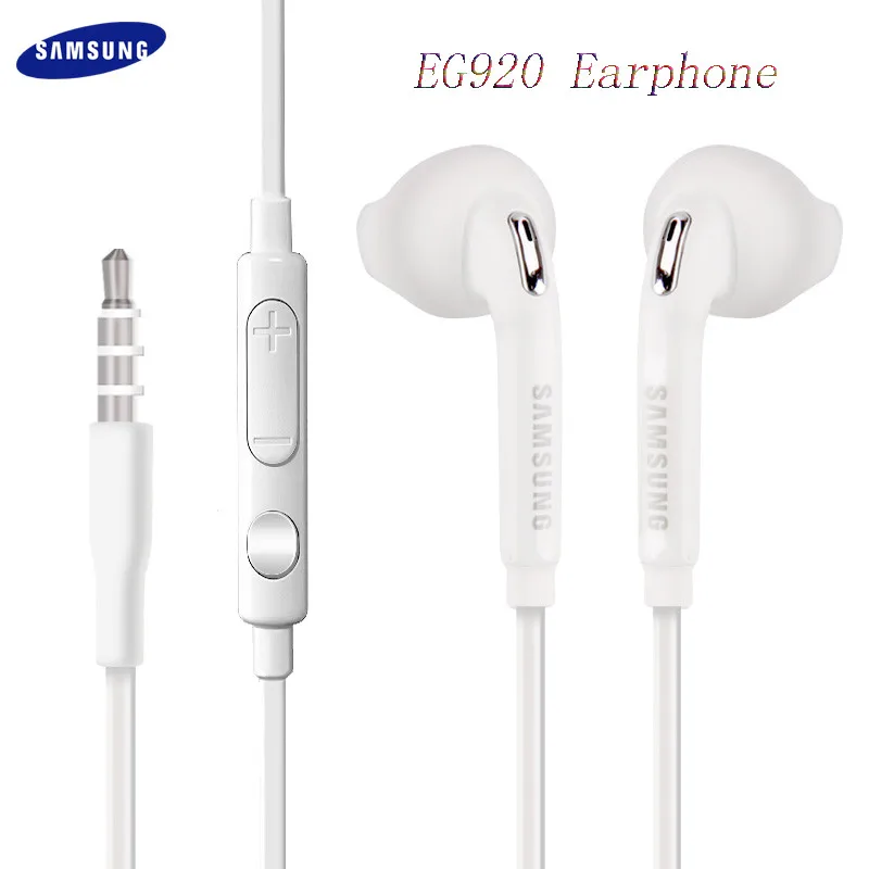 

100% Original Samsung EO-EG920 S6 Earphone With control Speaker Wired 3.5mm headsets With Mic for Galaxy S10 S9 A10 A20 M20 J7