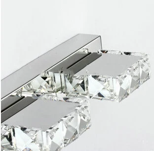 

Modern 6W 32CM LED WALL lamp AC110-240V Crystal Led Wall Lamp Bathroom Mirror Light 2-lights Round ROHS/CE 198