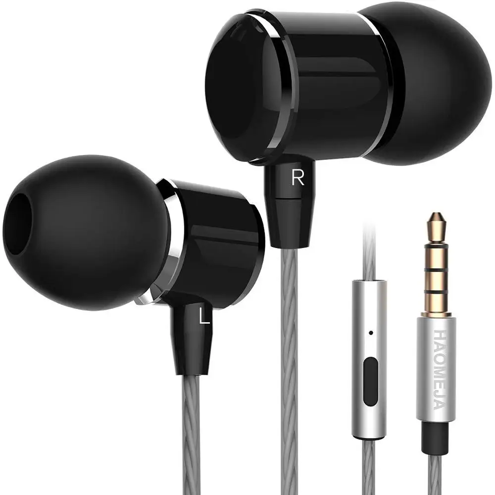 

NEW WZSM headphones with microphone earbuds with mic heavy bass headphones adapter 3.5mm noise canceling headphones for phone