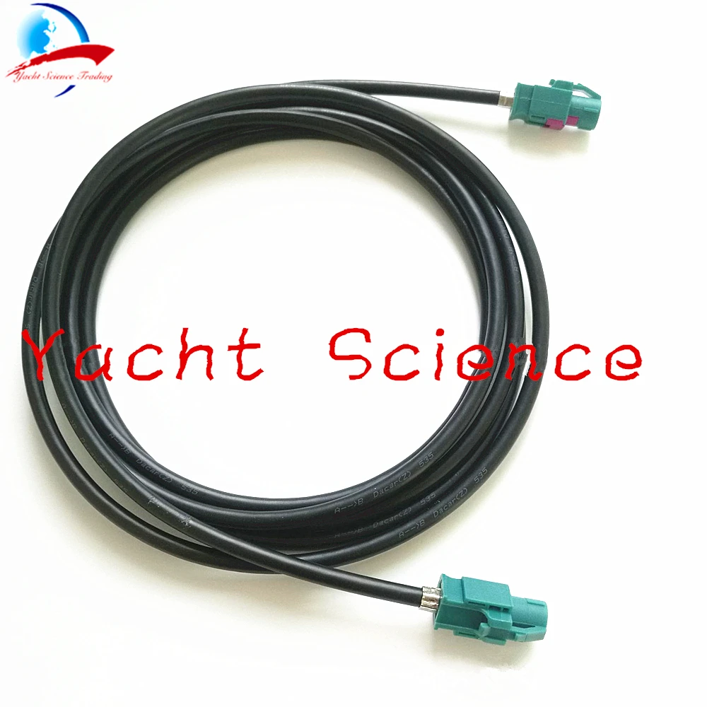

1pcs Car HSD Rear View RGB Video Fakra A LVDS Connetor Female Jack to Female Jack Pigtail Cable 6 meter for BMW
