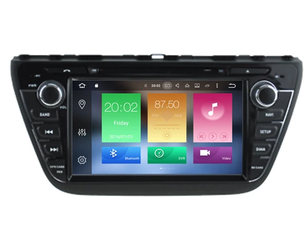 Excellent Ips screen Android 8.0 Car Dvd Navi Player FOR SUZUKI S-CROSS 2013 2014 2015 gps auto stereo audio multimedia 11