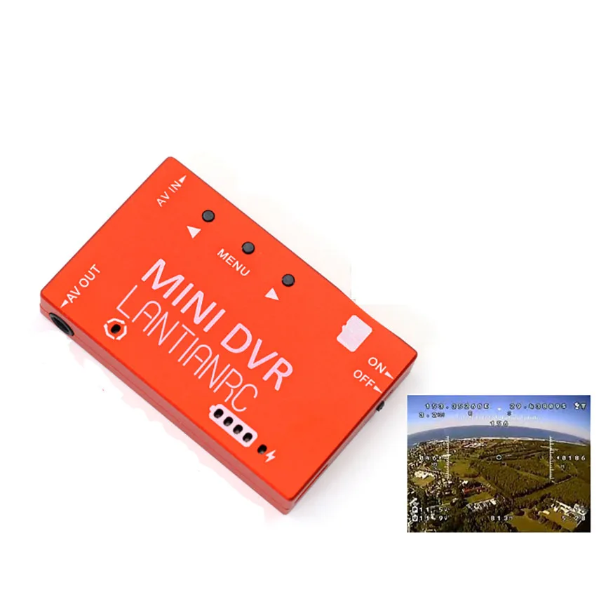 

Mini FPV DVR Module NTSC/PAL Switchable Built-in Battery Video Audio Recorder for RC Models Racing FPV Drone DIY Sapre Parts