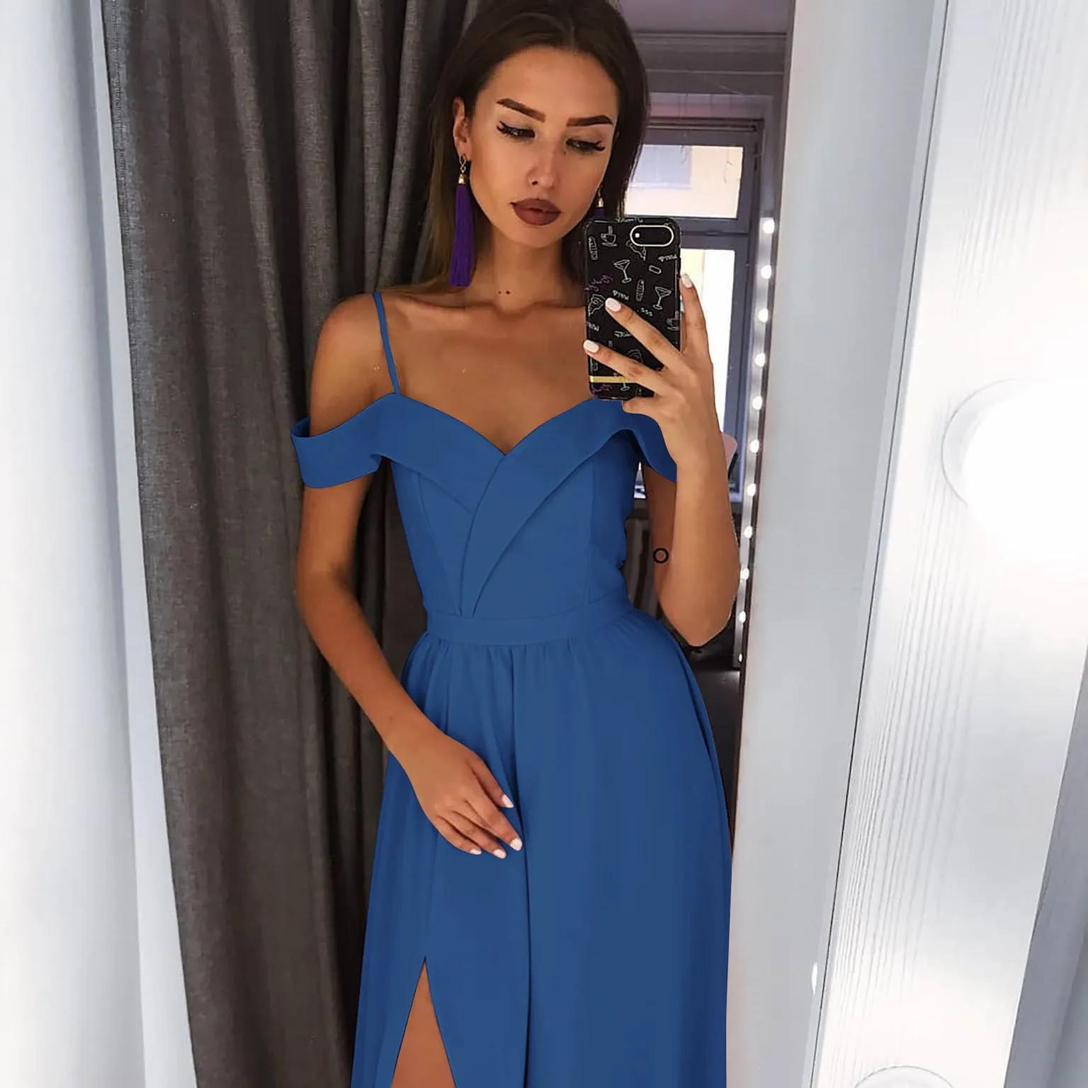 

Sexy Strapless Summer Dress Women 2019 Elegant A-Line Long Party Dresses Female Casual Maxi Dress