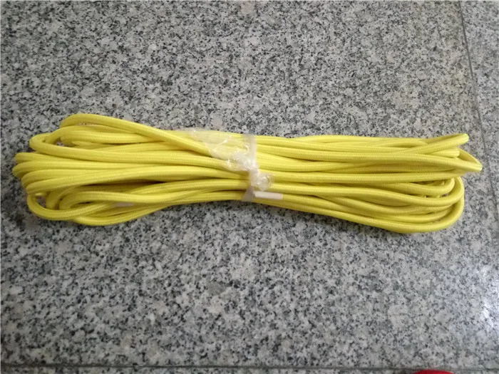 100mlot 2 core x 0.75mm2 Fabric Wire Textile Cable Braided Power Cord Vintage Electrical Wire cable electrique (13)
