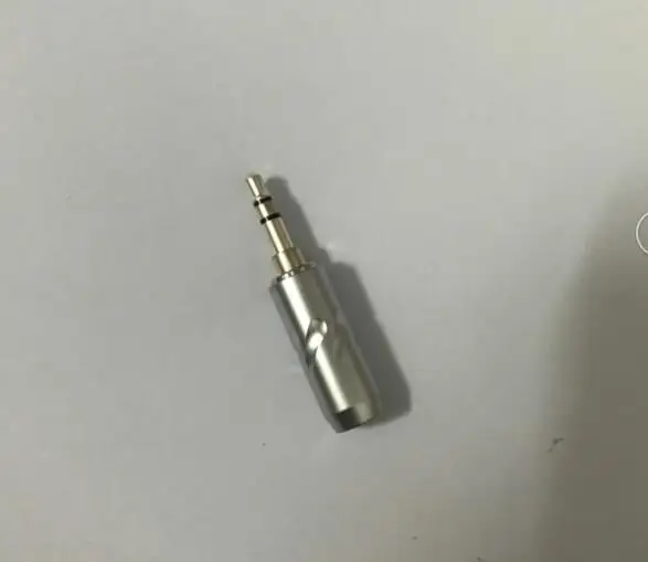 50pcs 3 5mm 2 5mm rhodium plated Plug DIY headphone adapter for FURUTECH Audio Connector