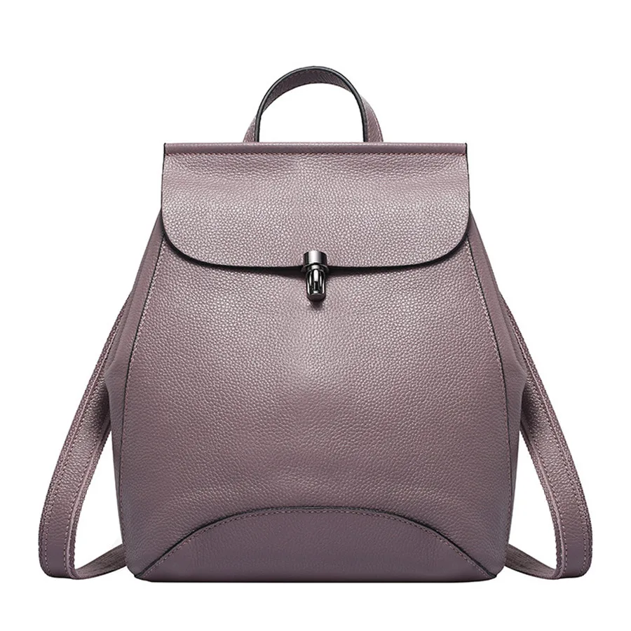 High quality backpack women leather bag for Teenage Girls Female cowhide Litchi grain design School Shoulder Bag Bagpack mochila High quality backpack women leather bag for Teenage Girls Female cowhide Litchi grain design School Shoulder Bag Bagpack mochila