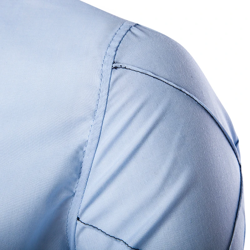 Men Shirt Spring New Brand Business Men's Slim Fit Dress shirt Male Long sleeve Striped Shirt camisa masculina Size M-3XL