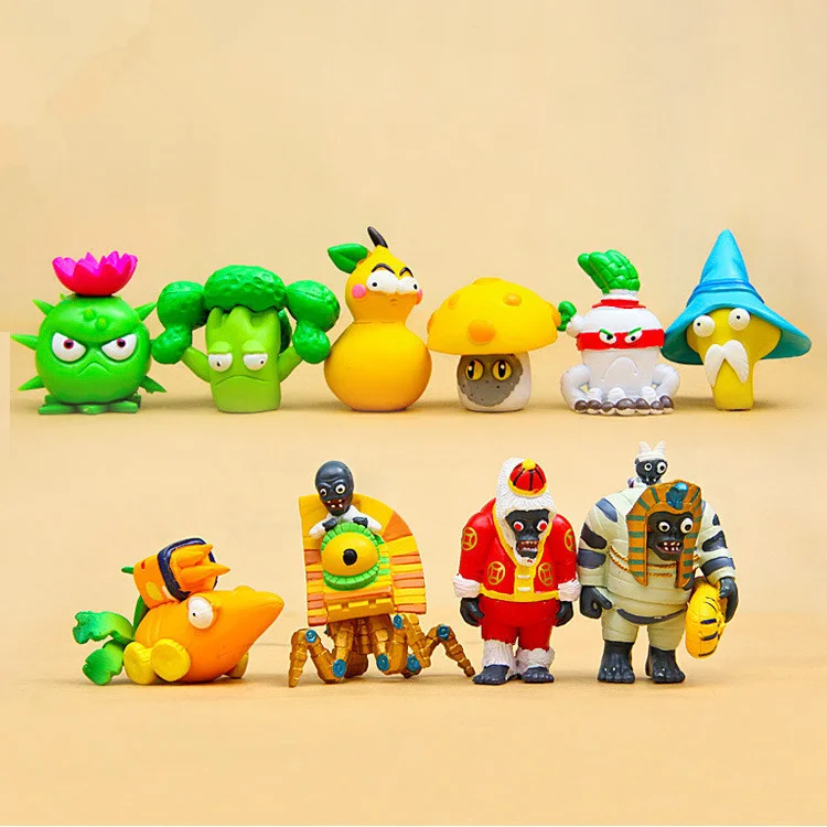 10pcs/set Game figures Plants vs Zombies 2 It's About Time PVC Toy
