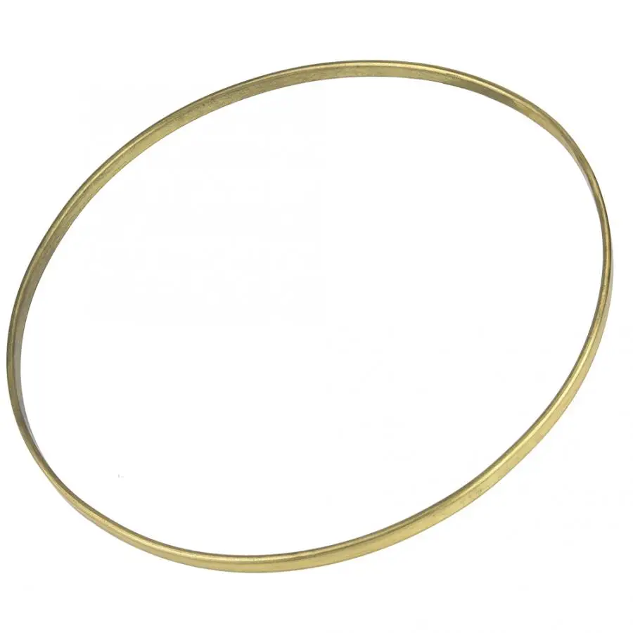 

11 Inch Oblate Banjo Tension Hoop Brass Musical Instrument Oblate Tension Hoop Nickel-plated for Banjo Stringed Instrument Parts