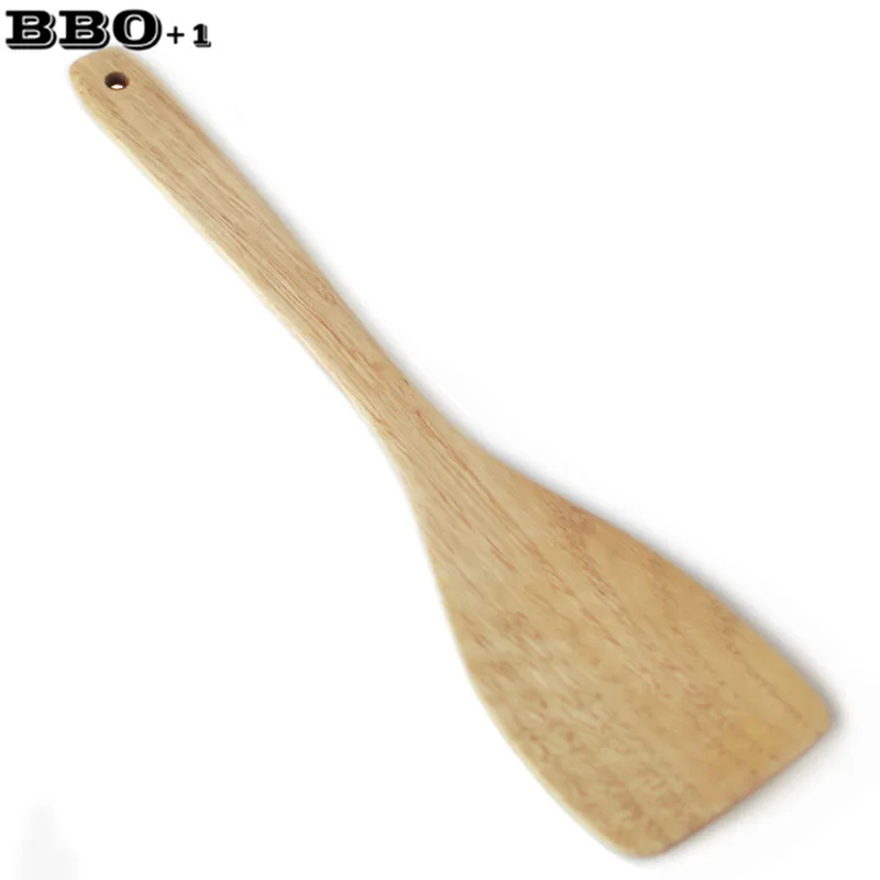 Natural Wooden Long Handle Turner Shovel Spatula Wood Cooking Tools Household Kitchen Utensils Gadgets salad noodles