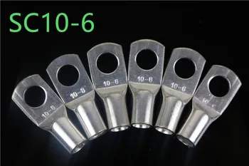 

20pcs SC10-6 Bolt Hole Tinned Copper Cable lugs Battery Terminals set Wire terminals connector