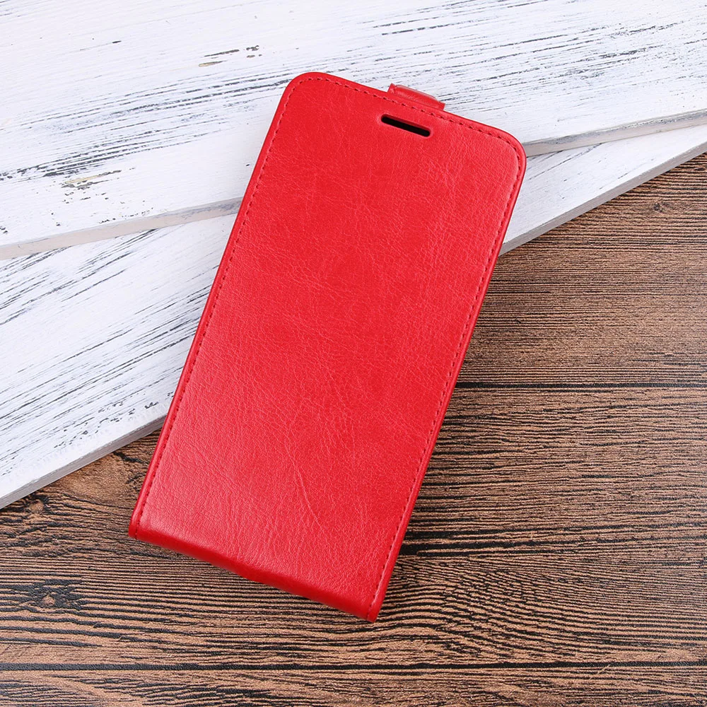 Для Xiaomi mi a2 lite/Red mi 6 Pro Чехол Флип кожаный чехол для Xiao mi Red mi 6 Pro Высокое качество Вертикальный чехол с держатель для карт - Цвет: Красный