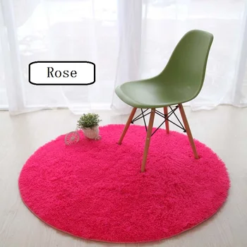 

WINLIFE Super Soft Soild Carpets Computer Chair Mats Tea Table Washable Rugs Anti-Skid Decorative Mats For Parlor/Bedroom/Hotel
