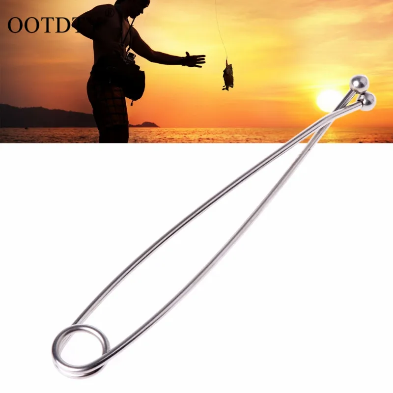Ootdty jaw spreader الأسماك فم السمكة 17 سنتيمتر المقاوم للصدأ الموزعة المحمولة و خفيفة فتحت أسكت الفم الأسماك أدوات الصيد