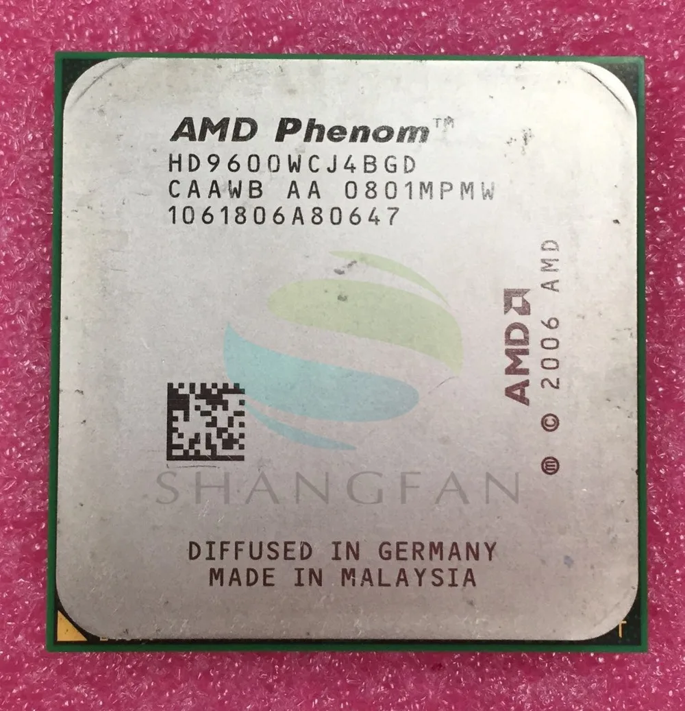 Процессор AMD Phenom X4 9600 четырехъядерный настольный процессор 2,3 ГГц HD9600WCJ4BGD HD960BWCJ4BGH HD960ZWCJ4BGD Socket AM2+/940pin