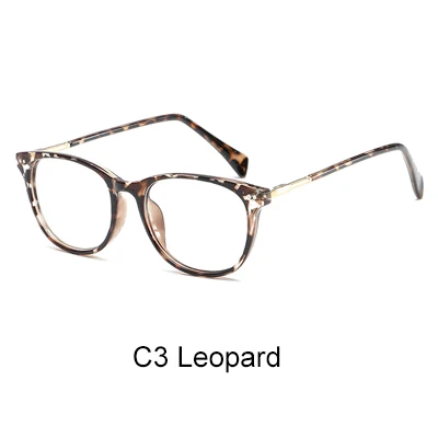 Два Oclock винтажные женские очки для глаз квадратные винно-красные очки оправа для очков пружинная петля Прозрачная Оптическая оправа X8122 - Цвет оправы: C3 Leopard