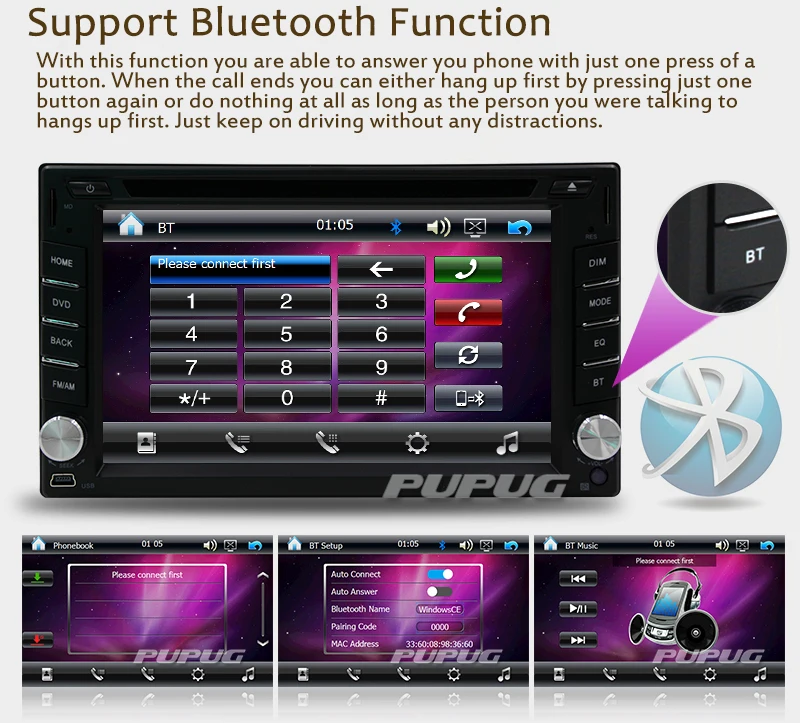 Eincar Double din in dash 6.2'' 2 Din car dvd player with GPS Navigation 8GB MAP Car radio Bluetooth Wince 6.0 car audio stereo Eincar Double din in dash 6.2'' 2 Din car dvd player with GPS Navigation 8GB MAP Car radio Bluetooth Wince 6.0 car audio stereo