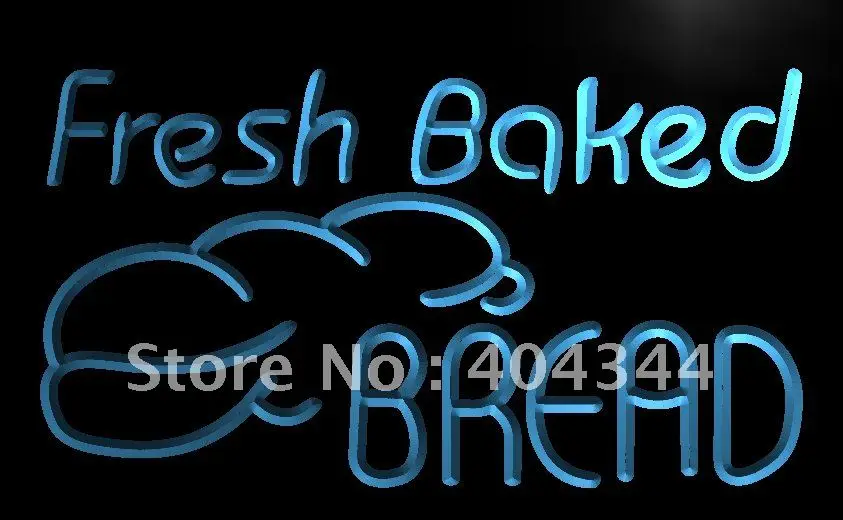 

LB512- Fresh Baked Bread Bakery NR LED Neon Light Sign