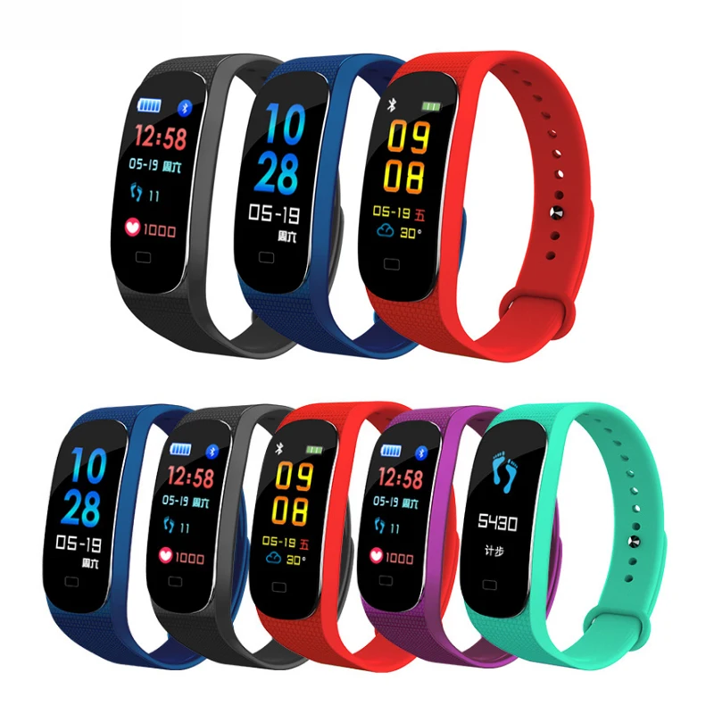

M5 Smart Bracelet Upgrade Sports Bracelet ECG Heart Rate Blood Pressure Oxygen Monitoring Call Reminder Large Screen Wrist Band