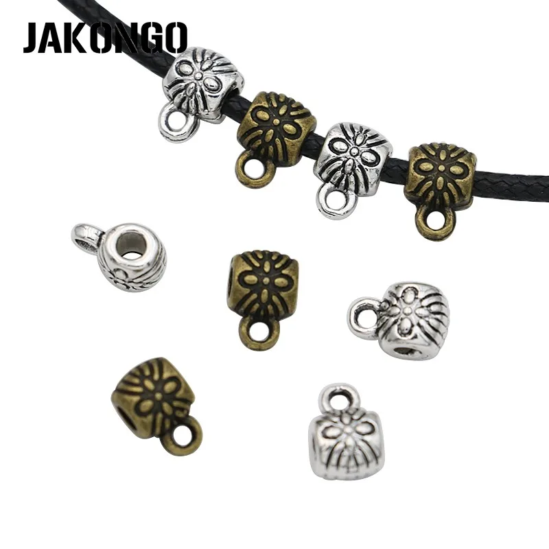 JAKONGO антикварные посеребренные соединительные бусины для изготовления