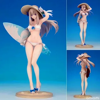 

22CM Warship Girls Anime Figure Lexington Action Figure Swimming Clothes Ver Set Sexy Dolls with Box F158